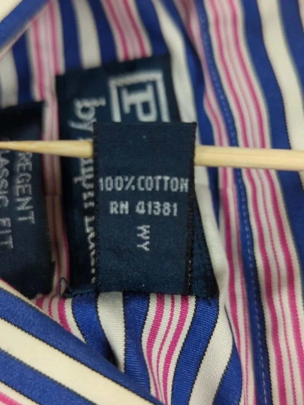 Vintage Polo Ralph Lauren Shirt Men's 17.5 Striped Regent Classic Fit Button Up